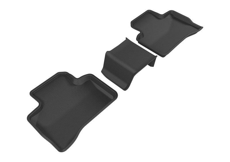 3D MAXpider 20162020 Mercedes-Benz GLC-Class X205 Kagu 2nd Row Floormats - Black | Too Fast Autoparts | Order Online
