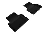3D MAXpider 2014-2020 Infiniti Q50/Q60 Kagu 2nd Row Floormats - Black | Too Fast Autoparts | Order Online