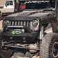 DV8 Offroad 07-18 Jeep Wrangler JK Metal Heat Dispersion Hood - Primer Black