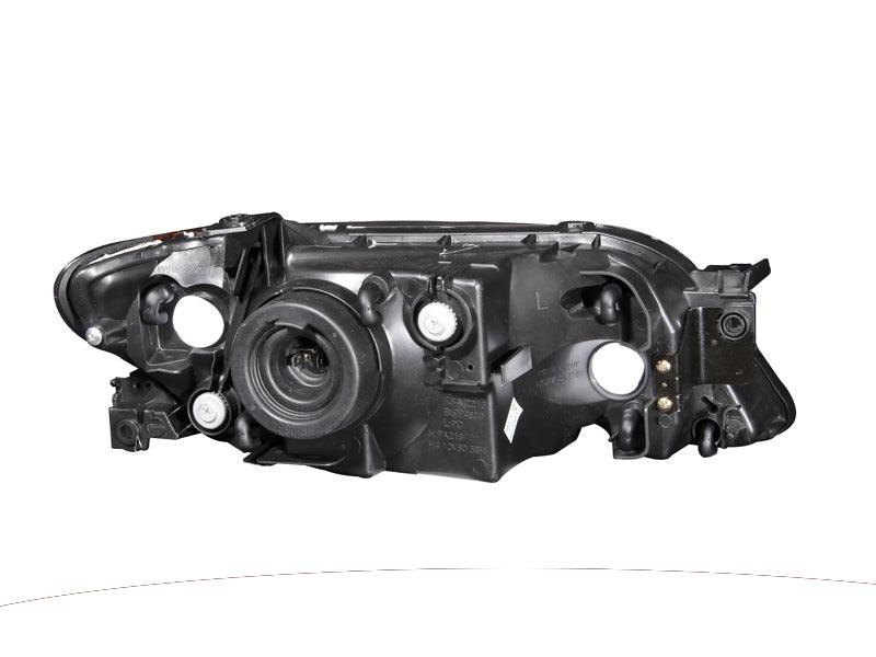 ANZO 2001-2003 Mazda Protege Crystal Headlights Black | Too Fast Autoparts | Order Online | Canada & USA Shipping