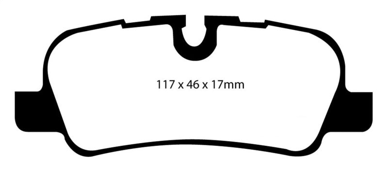 EBC 05-10 Land Rover LR3 4.4 Greenstuff Plaquettes de frein arrière