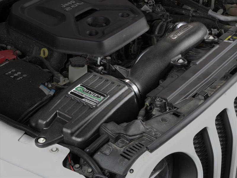 aFe Quantum Pro 5R Cold Air Intake System 18-20 Jeep Wrangler JL L4-2.0L (t) | Too Fast Autoparts | Order Online