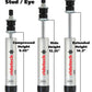 Ridetech HQ Series Shock Absorber Single Adjustable 5.25in Stroke Eye/Stud Mounting 9.05in x 14.3in