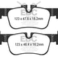 EBC 16-18 BMW X1 Yellowstuff Rear Brake Pads