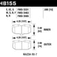 Hawk 93-95 Mazda RX-7 HPS Street Front Brake Pads