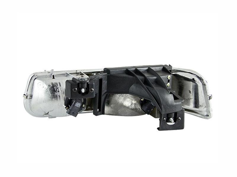 ANZO 1999-2002 Chevrolet Silverado 1500 Crystal Headlights Chrome | Too Fast Autoparts | Order Online | Canada & USA Shipping