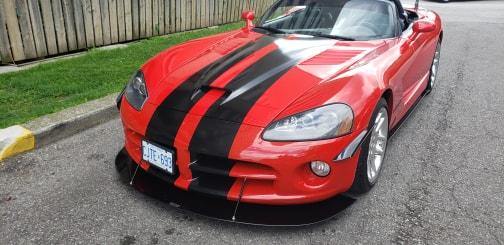 2003-2010 dodge viper Front Splitter | Too Fast Autoparts | Order Online