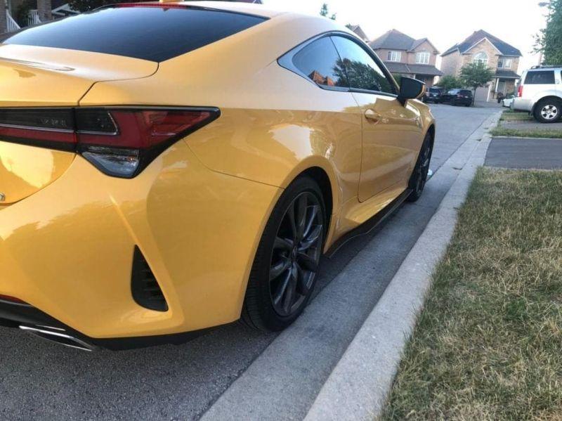 2016+ lexus RC (rc300/rc350) fsport and non fsport Side Splitters  Too Fast Autoparts