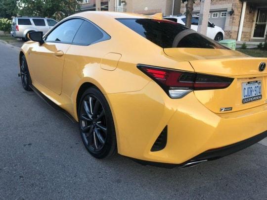 2016+ lexus RC (rc300/rc350) fsport and non fsport Side Splitters  Too Fast Autoparts