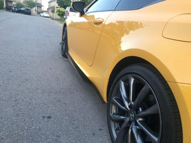 2016+ lexus RC (rc300/rc350) fsport and non fsport Side Splitters  Too Fast Autoparts
