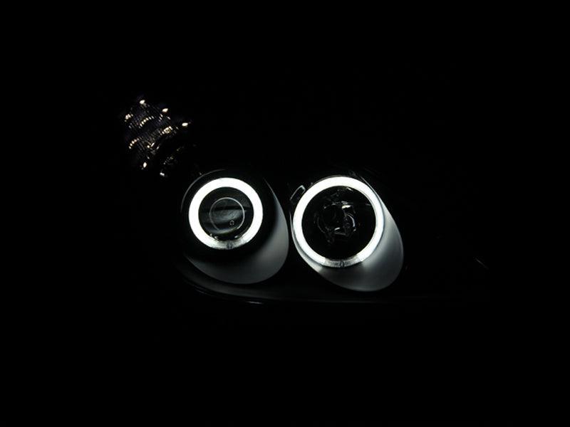 ANZO 2002-2003 Lexus Es300 Projector Headlights w/ Halo Black | Too Fast Autoparts | Order Online | Canada & USA Shipping