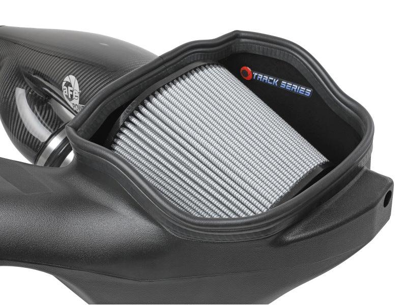 aFe 17-20 Ford F-150/Raptor Track Series Carbon Fiber Cold Air Intake System With Pro DRY S Filters | Too Fast Autoparts | Order Online