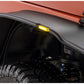 Bushwacker 07-18 Jeep Wrangler Unlimited Flat Style Flares 4pc 4-Door Sport Utility Only - Black