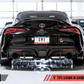 AWE Tuning 2020 Toyota Supra A90 Resonated Touring Edition Exhaust - 5in Diamond Black Tips