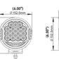 Hella 500 LED Driving Lamp - Single