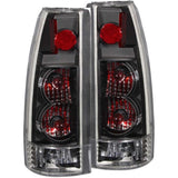 ANZO 1999-2000 Cadillac Escalade Taillights Black - New Gen | Too Fast Autoparts | Order Online | Canada & USA Shipping