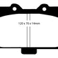 EBC 89-95 Nissan Skyline (R32) 2.6 Twin Turbo GT-R Bluestuff Front Brake Pads