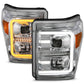 ANZO 11-16 Ford F-250/F-350/F-450 Projector Headlights w/ Plank Style Switchback Chrome w/Amber | Too Fast Autoparts | Order Online