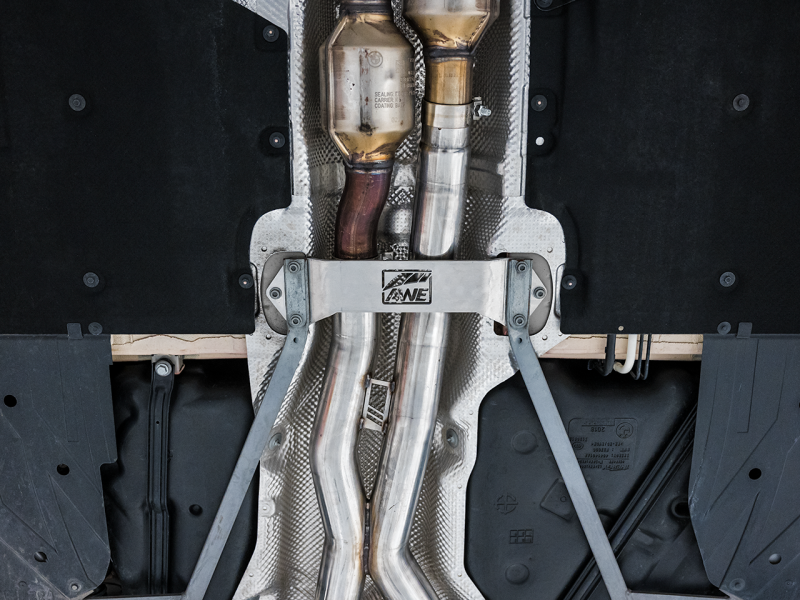 AWE Tuning BMW F8X M3/M4 SwitchPath Cat-Back Exhaust - Diamond Black Tips