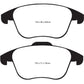 EBC 15 and up Audi Q3 2.0 Turbo Ultimax2 Front Brake Pads