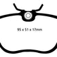 EBC 83-85 BMW 318 1.8 (E30) Yellowstuff Front Brake Pads
