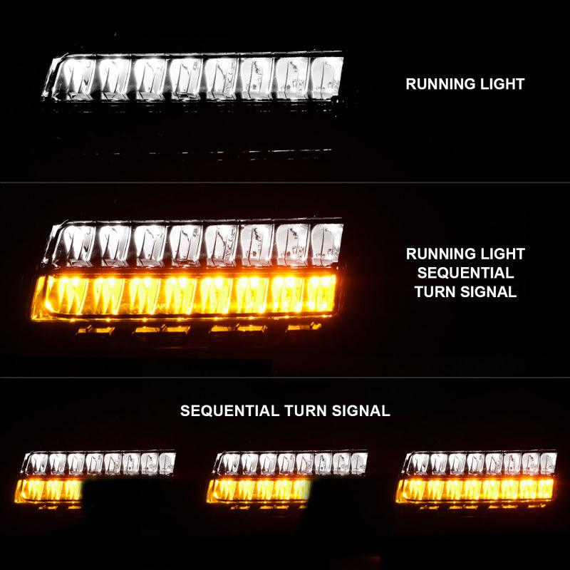 ANZO 2018-2021 Jeep Wrangler LED Side Markers Chrome Housing Smoke Lens w/ Seq. Signal Sport Bulb | Too Fast Autoparts | Order Online | Canada & USA Shipping