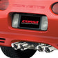 Corsa 1997-2004 Chevrolet Corvette C5 Z06 5.7L V8 Polished Xtreme Cat-Back + XO Exhaust