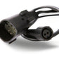 Raxiom 18-23 Jeep Wrangler JL Axial Series 9-In LED Headlights- Black Housing (Clear Lens)