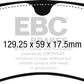 EBC 17-18 Audi A4 / A4 Quattro / A5 Quattro Yellowstuff Rear Brake Pads