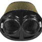 aFe Momentum Intake Rep Air Filter w/PG7 Media-3in F (Dual) x (8.25x6.25)in B x (7.25x5)in T x 9in H