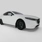 Rally Armor 19-26 Mazda3 Hatchback Black UR Mud Flap w/White Logo