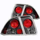 ANZO 2001-2004 Honda Civic Taillights Black | Too Fast Autoparts | Order Online | Canada & USA Shipping