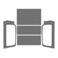DEI 04-06 Jeep Wrangler LJ Unliminted Headliner Complete Kit - Gray