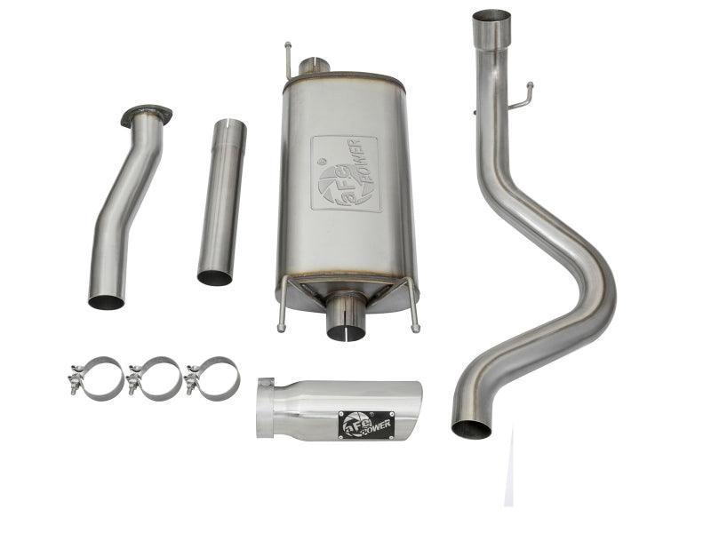 aFe MACHForce XP Cat-Back SS Exhaust w/ Polished Tips 16 Toyota Tacoma V6-3.5L | Too Fast Autoparts | Order Online