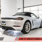 AWE Tuning Porsche 718 Boxster / Cayman Track Edition Exhaust - Diamond Black Tips