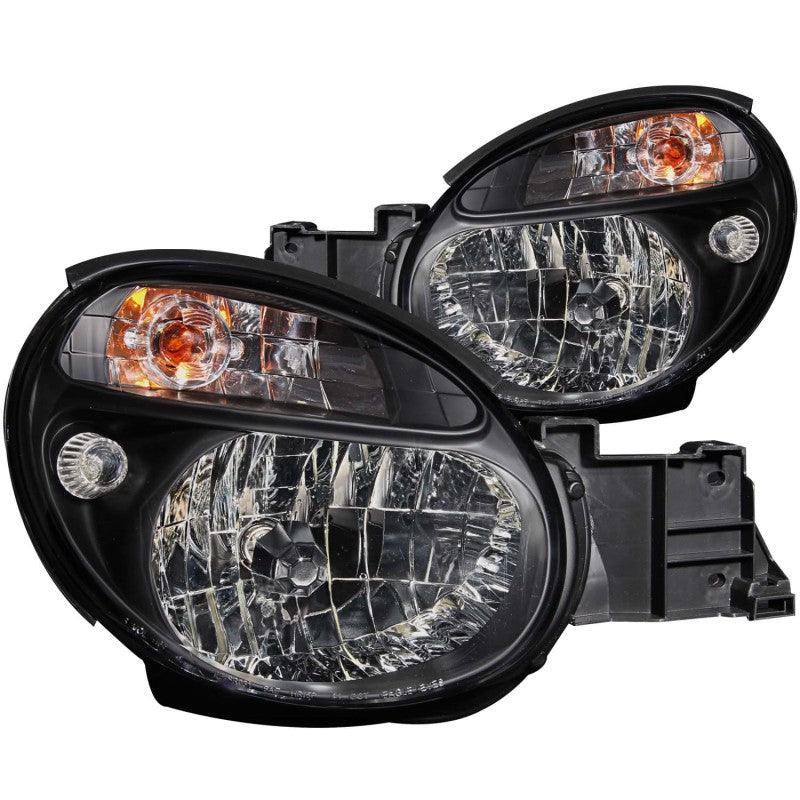 ANZO 2002-2003 Subaru Impreza Crystal Headlights Black | Too Fast Autoparts | Order Online | Canada & USA Shipping