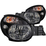 ANZO 2002-2003 Subaru Impreza Crystal Headlights Black | Too Fast Autoparts | Order Online | Canada & USA Shipping