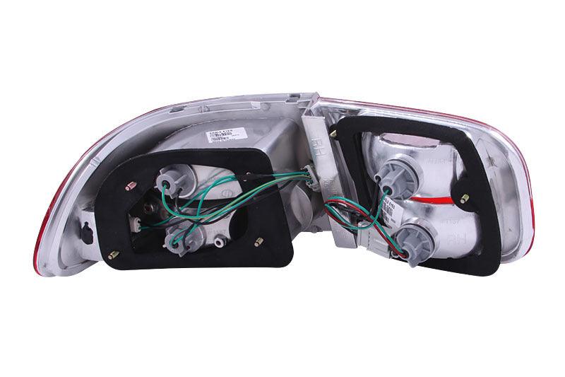 ANZO 1992-1995 Honda Civic Taillights Red/Clear | Too Fast Autoparts | Order Online | Canada & USA Shipping