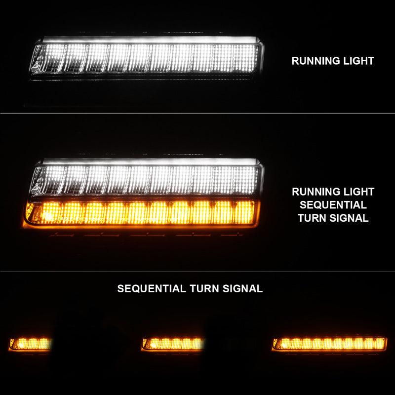 ANZO Wrangler 18-21/Gladiator 20+ LED Side Marker Lights Smoke w Sequential Signal | Too Fast Autoparts | Order Online | Canada & USA Shipping