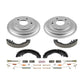 Power Stop 06-11 Honda Civic Coupe Rear Autospecialty Drum Kit