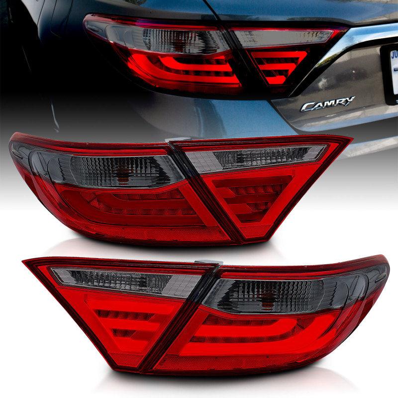 ANZO 2015-2016 Toyota Camry LED Taillights Smoke | Too Fast Autoparts | Order Online | Canada & USA Shipping