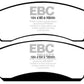 EBC 09-14 Cadillac Escalade 6.0 Hybrid Extra Duty Front Brake Pads