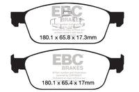 EBC 12+ Ford Focus 2.0 Turbo ST Redstuff Front Brake Pads