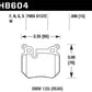Hawk BMW 135i DTC-60 Race Rear Brake Pads