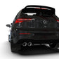 Rally Armor 22-25 VW MK8 Golf GTI/R Black UR Mud Flap w/White Logo