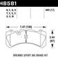 Hawk 09 Nissan GT-R R35 HP+ Street Front Brake Pads