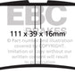 EBC 05+ Nissan Frontier 2.5 2WD Greenstuff Rear Brake Pads