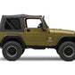 Raxiom 97-06 Jeep Wrangler TJ 50-In LED Light Bar Windshield Mount w/ Auxiliary Bracket