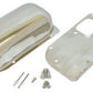 Rugged Ridge 76-86 Jeep CJ Stainless Steel Wiper Motor Cover Kit