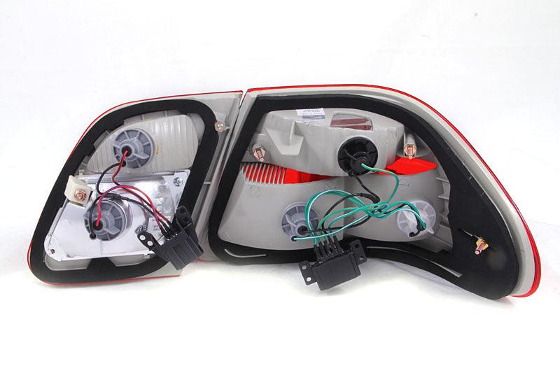ANZO 1996-2002 Mercedes Benz E Class W210 Taillights Red/Smoke G2 | Too Fast Autoparts | Order Online | Canada & USA Shipping